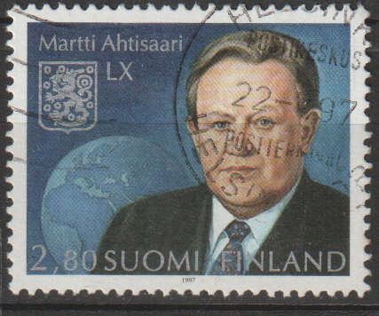 FINLAND 1997 The 60th Anniversary of the Birth of President Martti Ahtisaari ULH SG 1478