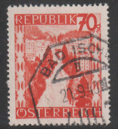 AUSTRIA 1947 Landscapes Stamps of 1945-1947 in New Colors UNH SG 1081