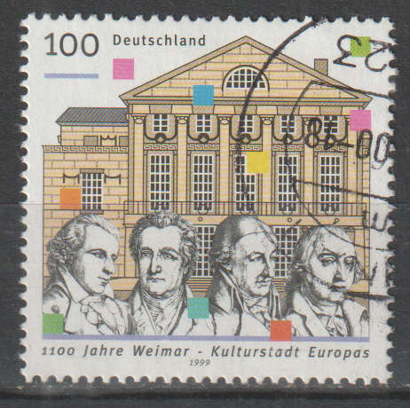 GERMANY 1999 The 1100th Anniversary of Wiemar - European Capital of Culture 1999 ULH SG 2882