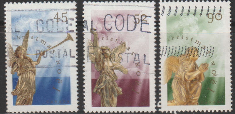 CANADA 1998 Christmas - Statues of Angels ULH SG 1859-61