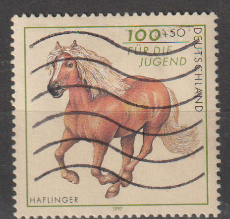 GERMANY  1997 Charity Stamps - Horses ULH SG 2777