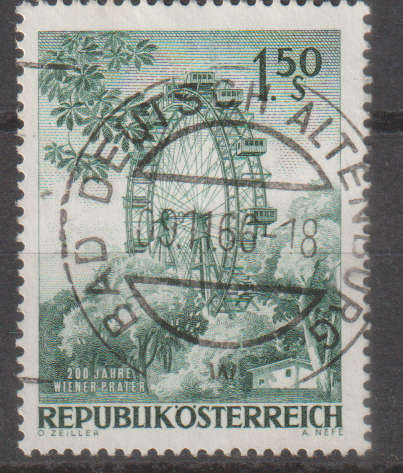 AUSTRIA 1966 The 200th Anniversary of the Vienna Prater ULH SG 1466