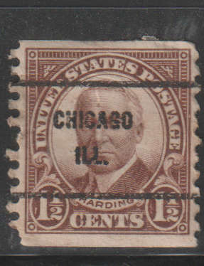 USA PRE CANCEL CHICAGO ILL
