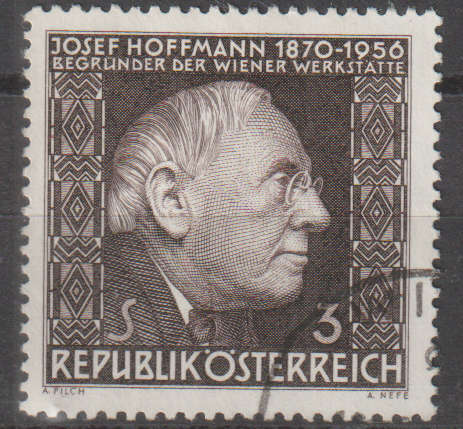 AUSTRIA 1966 The 10th Anniversary of the Death of Josef Hoffmann ULH SG 1467