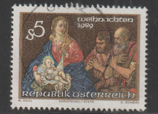 AUSTRIA 1989 Christmas UNH SG 2215