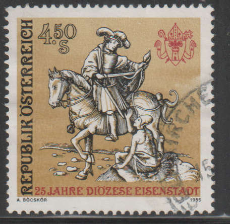 AUSTRIA 1985 The 25th Anniversary of Eisenstadt Diocese UNH SG 2069