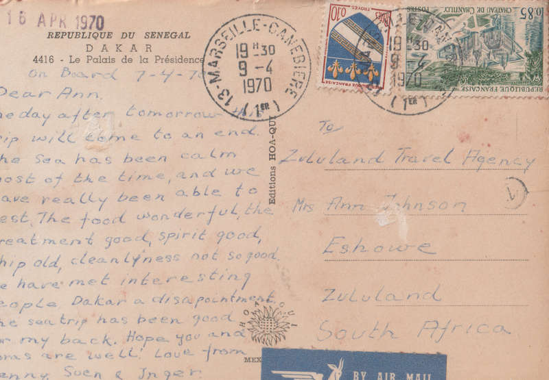 USED POST CARD