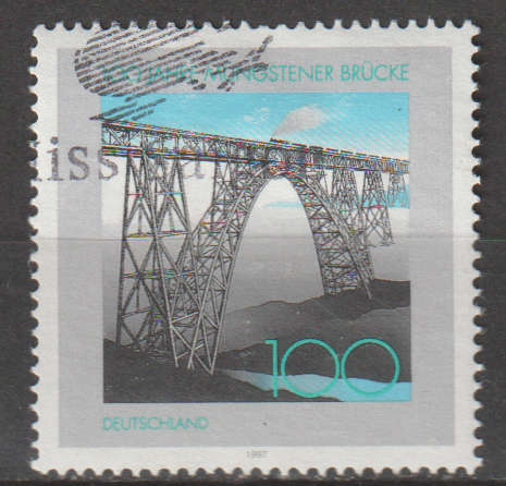GERMANY 1997 The 100th Anniversary of the Müngstener Bridge ULH SG 2779