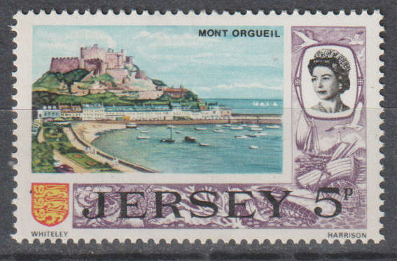 JERSEY 1970 -1971 Definitive Issue - New Values (P) UMM SG 50
