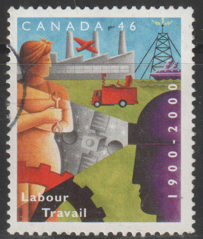 CANADA 2000 The 100th Anniversary of the Department of Labour ULH SG 2014