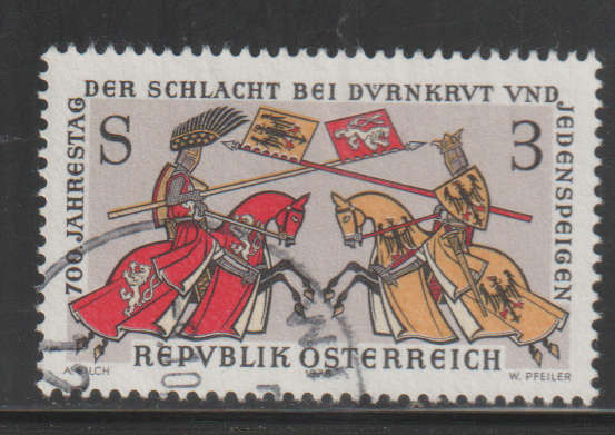 AUSTRIA 1978 The 700th Anniversary of the Battle at Dürnkrut and Jedenspeigen UNH SG 1813