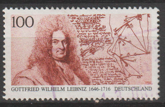 GERMANY 1996 The 350th Anniversary of the birth of Gottfried Wilhelm Leibniz BirthULH SG 2719