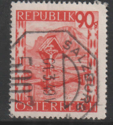 AUSTRIA 1947 Landscapes Stamps of 1945-1947 in New Colors UNH SG 1083
