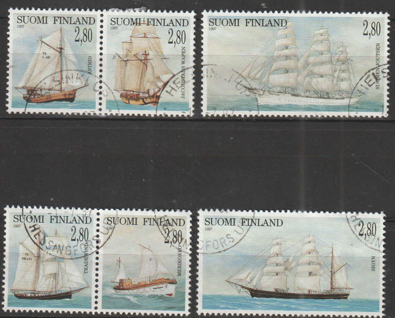 FINLAND 1997 Sailing ships ULH SG 1472-7