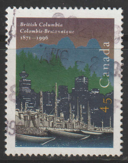 CANADA 1996 The 125th Anniversary of British Columbia ULH SG 1696