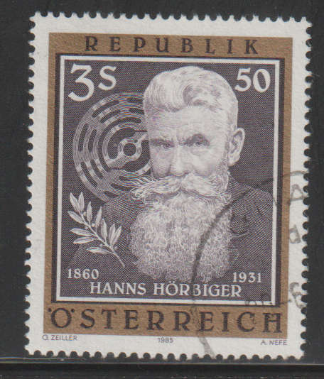 AUSTRIA  1985 The 125th Anniversary of Hanns Hörbiger UNH SG 2071