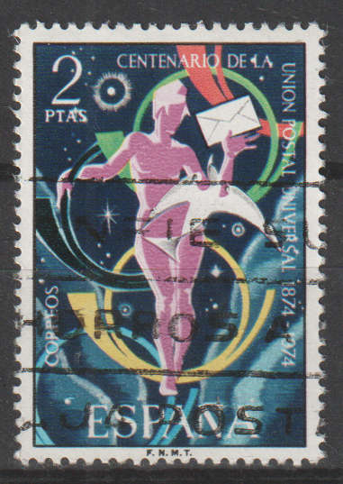 SPAIN 1974 The 100th Anniversary of the Universal Postal Union UNH SG 2269