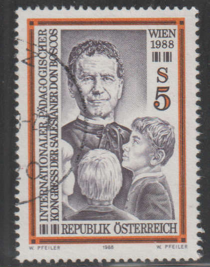 AUSTRIA 1988 International Pedagogical Convention of the Salesian John Bosco UNH SG 2151