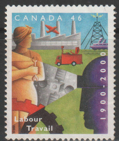 CANADA 2000 The 100th Anniversary of the Department of Labour ULH SG 2014