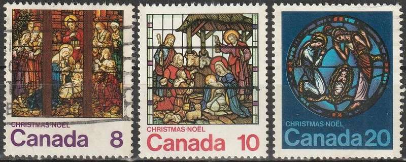 CANADA 1976 Christmas ULH SG 848-50