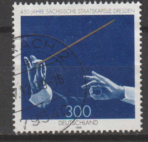 GERMANY 1998 The 450th Anniversary of the Saxon State Chappel in Dresden ULH SG 2881