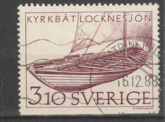SWEDEN 1988 Inland Boats ULH SG 1378