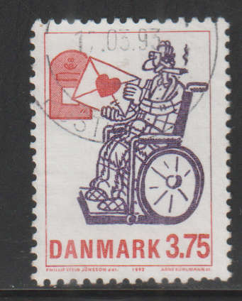 DENMARK 1992 Cartoon Characters ULH SG 987