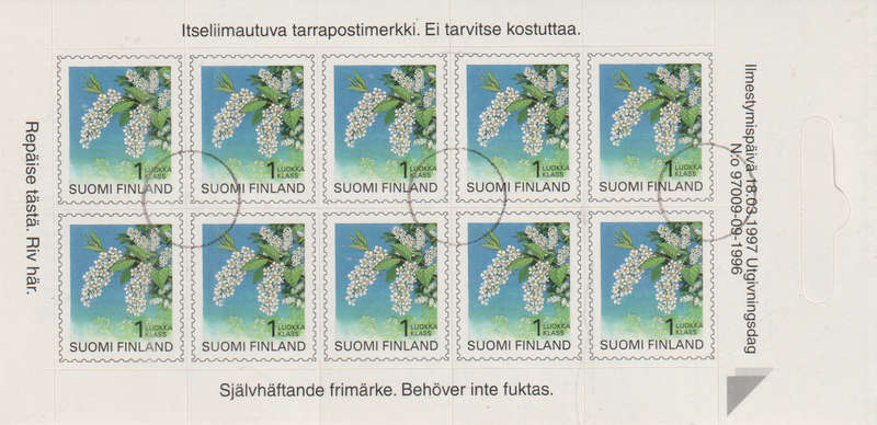 FINLAND 1997 Plants - Hackberry. CTO WITH CIRCLE CANCEL ? SG 1469