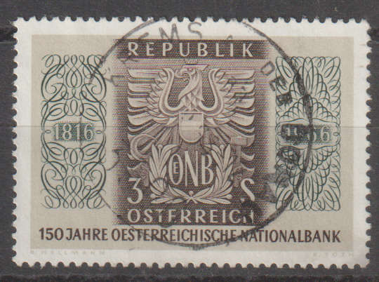 AUSTRIA 1966 The 150th Anniversary of the Austrian National Bank ULH SG 1468