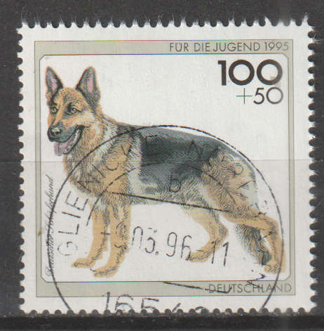 GERMANY 1995 Charity Stamps - Dogs ULH SG 2643