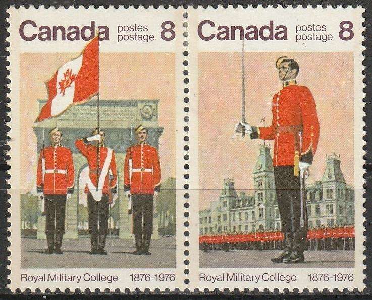 CANADA 1976 The 100th Anniversary of the Royal Military College MM SG 840/1