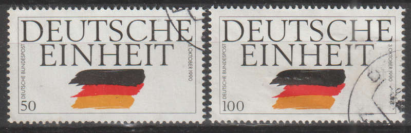 GERMANY 1990 The Reunification of Germany ULH SG 2326/7