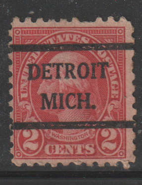 USA PRE CANCEL DETROIT MICH