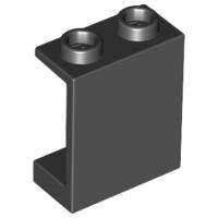 USED LEGO Panel 1 x 2 x 2 - Hollow Studs BLACK