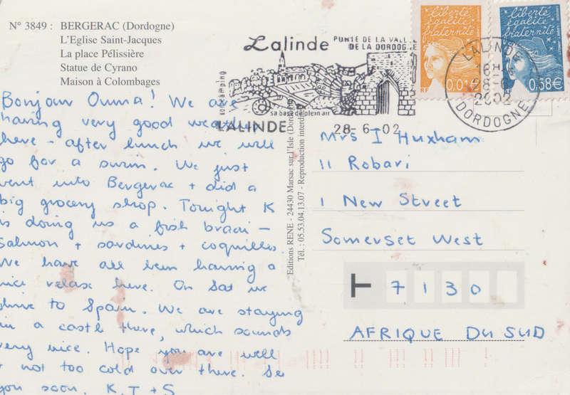USED POST CARD