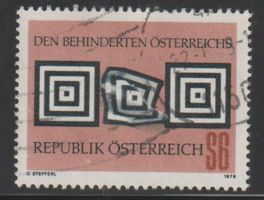 AUSTRIA 1978 Austria's Disabled UNH SG 1817