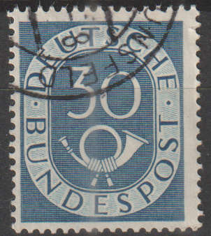 GERMANY 1951 New Daily Stamp ULH SG 1054