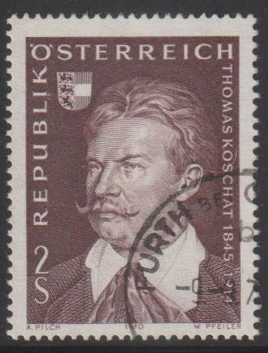 AUSTRIA 1970 The 125th Anniversary of the Birth of Thomas Koschat UNH SG 1593