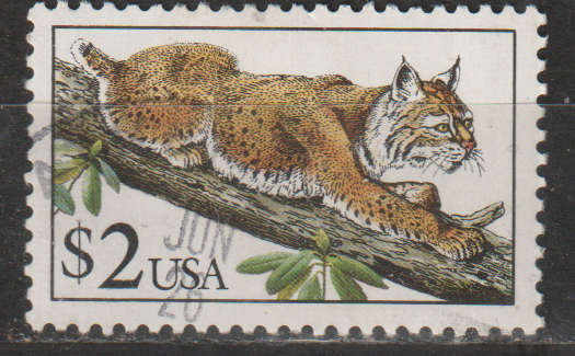 USA 1990 Fauna - Bobcat ULH SG 2523