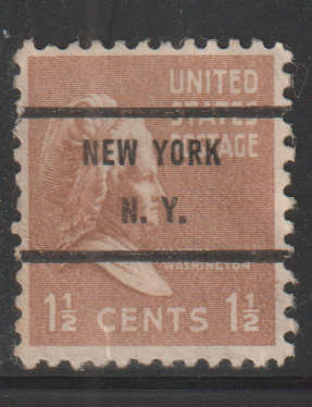 USA PRE CANCEL NEW YORK NY