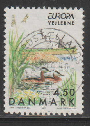 DENMARK 1999 EUROPA Stamps - Nature Reserves and Parks ULH SG 1168