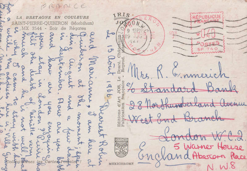USED POST CARD