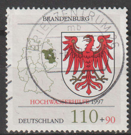 GERMANY 1997 Aid to Flood Victims in Brandenburg ULH SG 2805