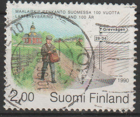 FINLAND 1990 The 100th Anniversary of Delivery in the country ULH SG 1230