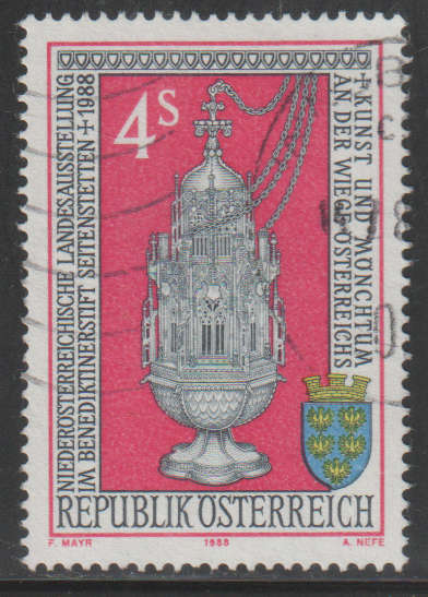 AUSTRIA 1988 Lower Austrian National Exhibit in the Seitenstetten Monastery UNH SG 2161