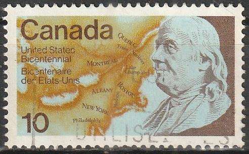 CANADA 1976 The 200th Anniversary of American Revolution ULH SG 839