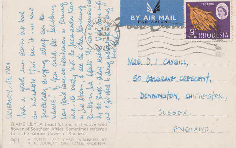 USED POST CARD