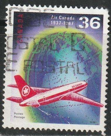 CANADA 1987 The 50th Anniversary of Air Canada ULH SG 1251