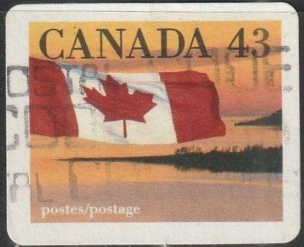 CANADA 1989 Canadian Flag and Forest - Self-Adhesive ULH SG 1328E