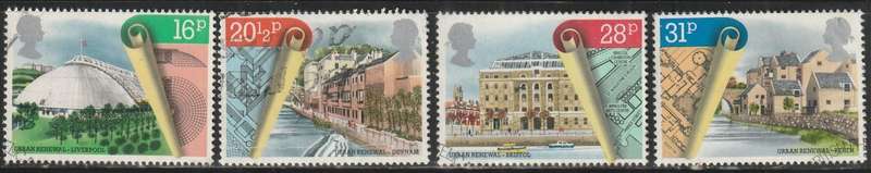 GB 1984 Urban Renewal Projects and Plans ULH SG 1245-8